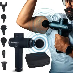Pistola Massageadora Profissional Elétrica Deep Therapy - Relaxmedic